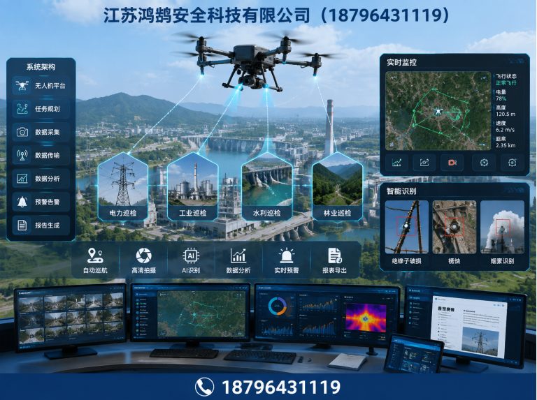 泰州无人机巡检系统展示图